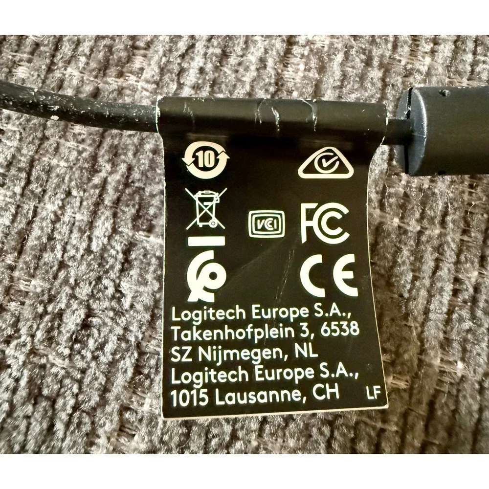 Logitech C270 HD Webcam V-U0018 Dark Gray Excellent 720p USB-A
